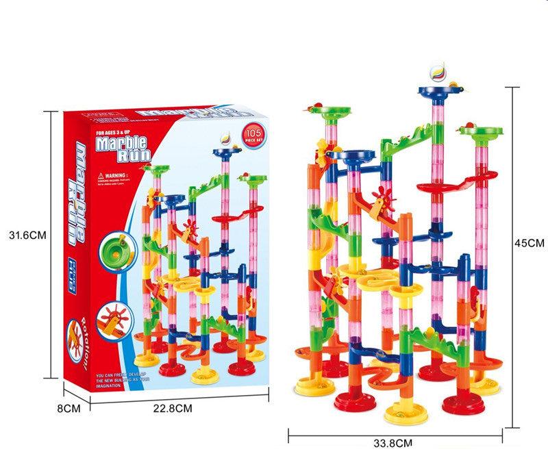 Frendorf | Baustein Murmelbahn Säulen Spielset
