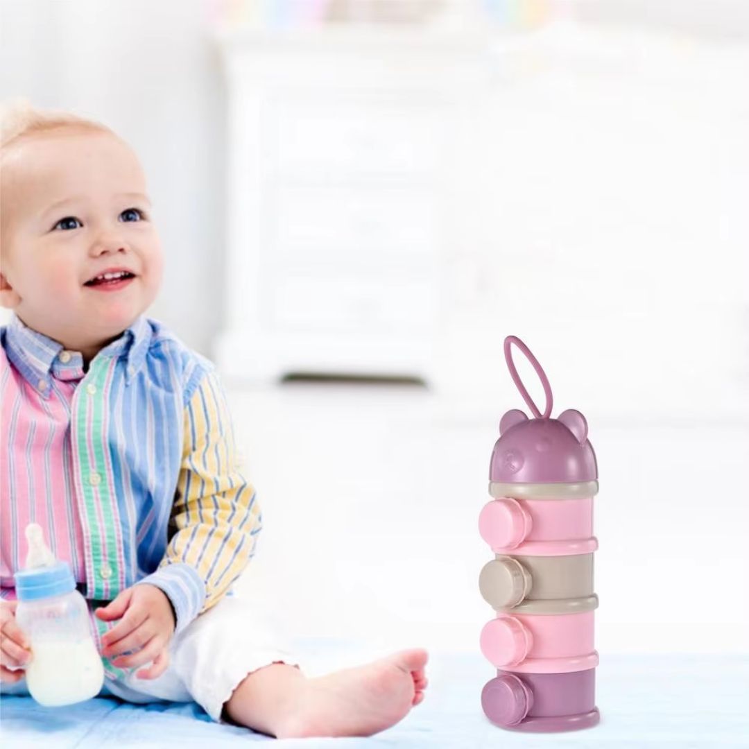 Frendorf | Baby Milchpulver Spender – Stapelbarer Behälter für Milchpulver & Snacks