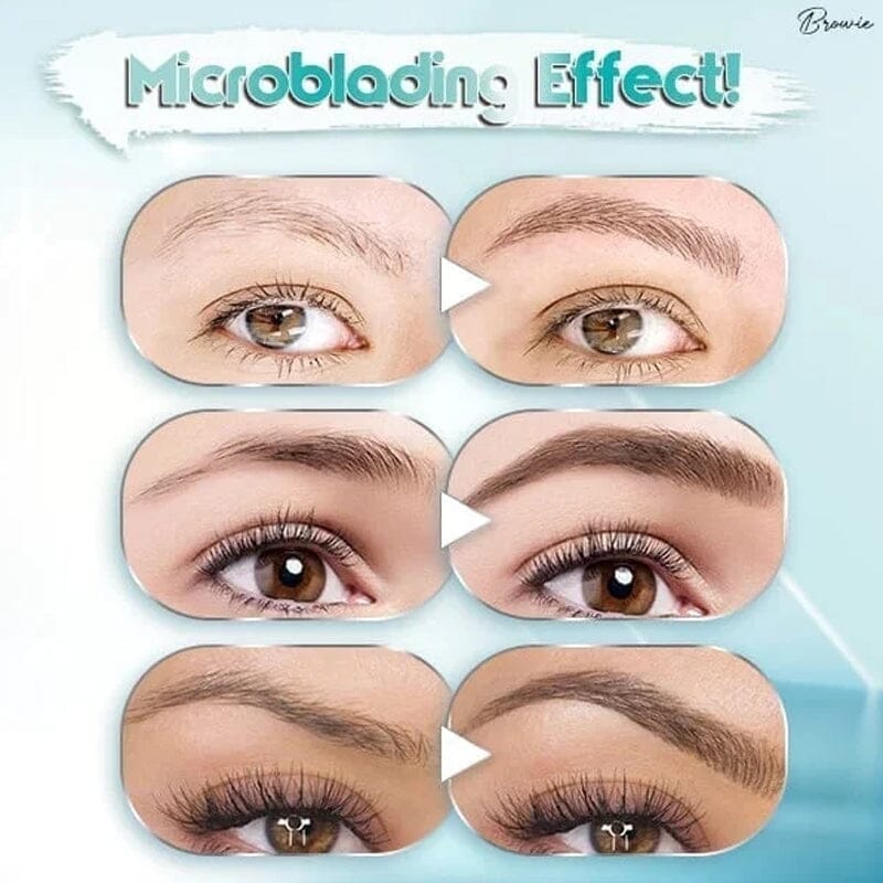 Frendorf | Wasserdichter 3D-Microblading-Augenbrauenstift mit 4 Gabelspitzen