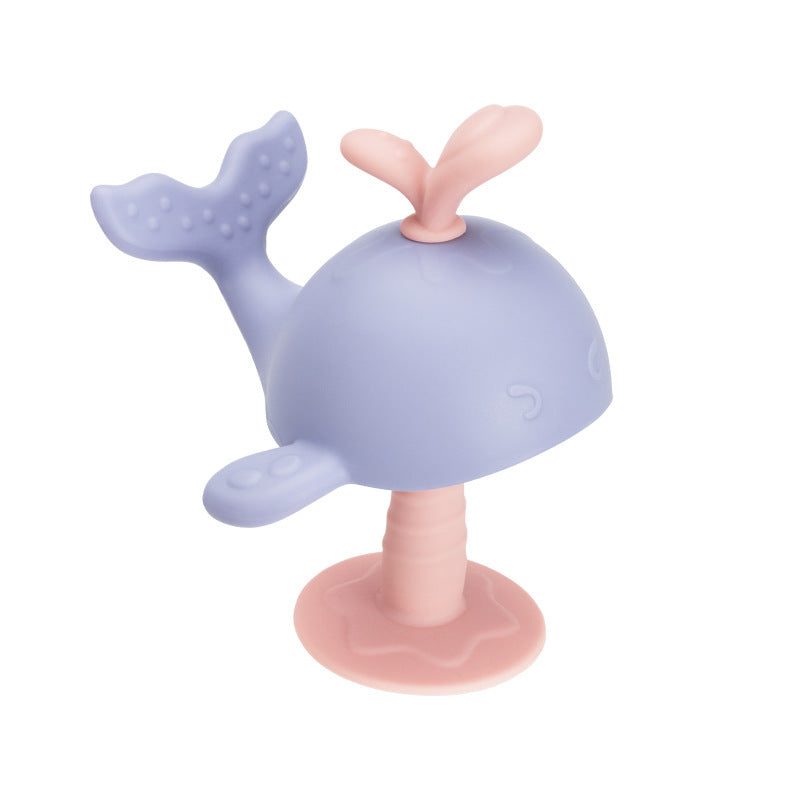 Frendorf | Baby Beißring Wal aus Silikon – Sicheres Teething Spielzeug für Babys