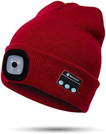 Frendorf | Bluetooth Beanie Mütze Licht Drahtlose Kopfhörer
