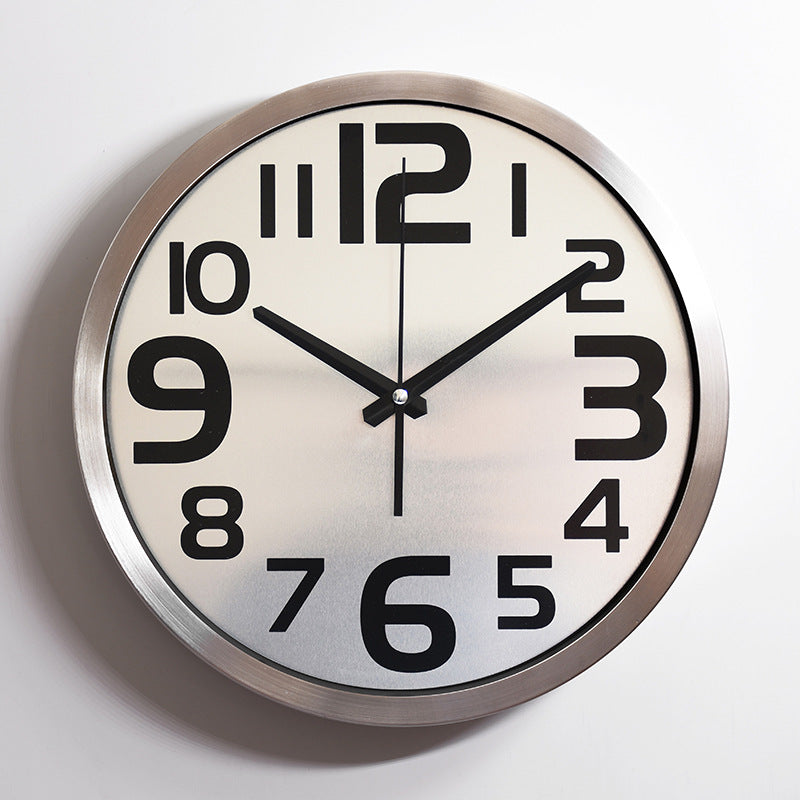 Einfache stille Wanduhr Klassenzimmer 12 Zoll