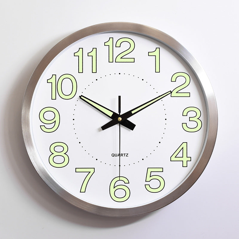 Einfache stille Wanduhr Klassenzimmer 12 Zoll