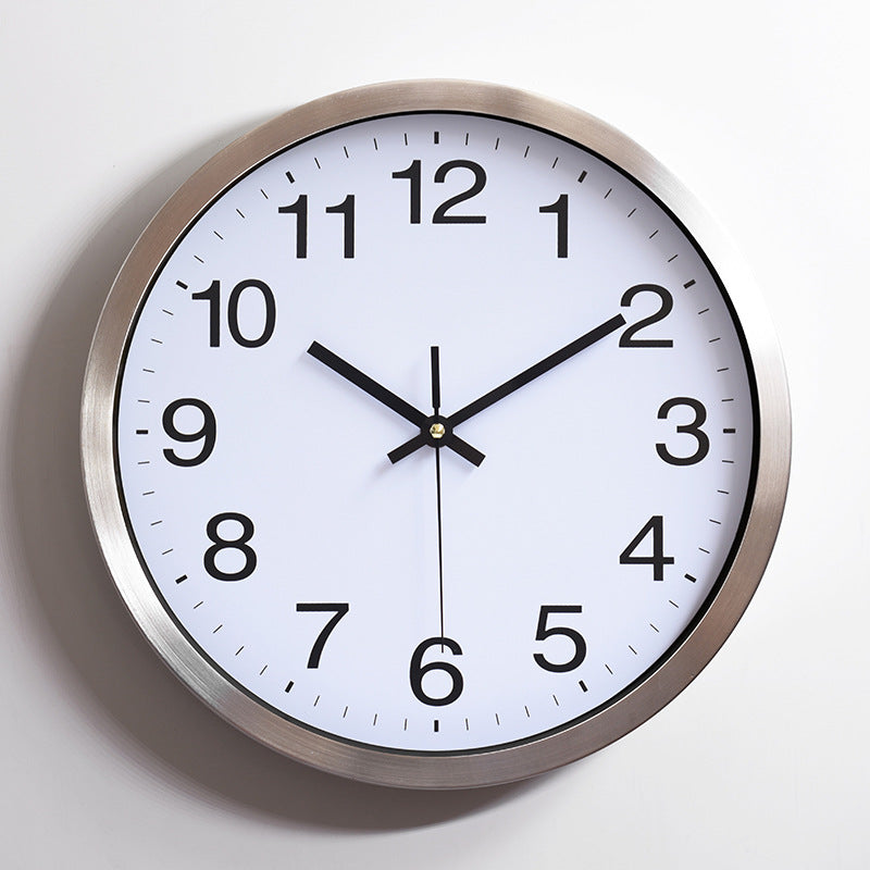 Einfache stille Wanduhr Klassenzimmer 12 Zoll