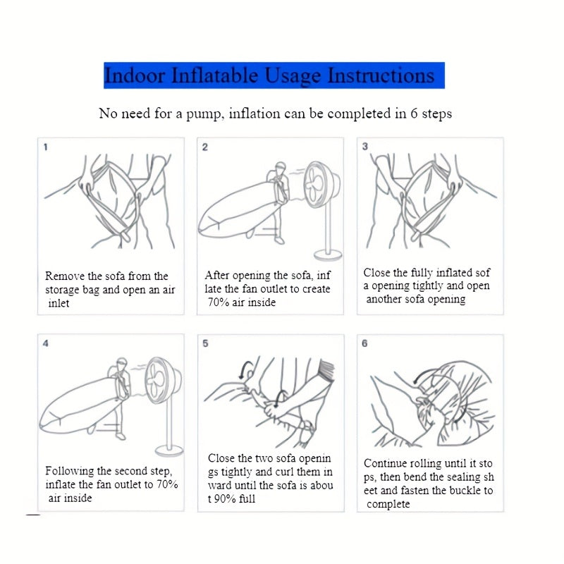 Frendorf | Aufblasbares Outdoor-Sofa – Komfort und Leichtigkeit für jedes Abenteuer