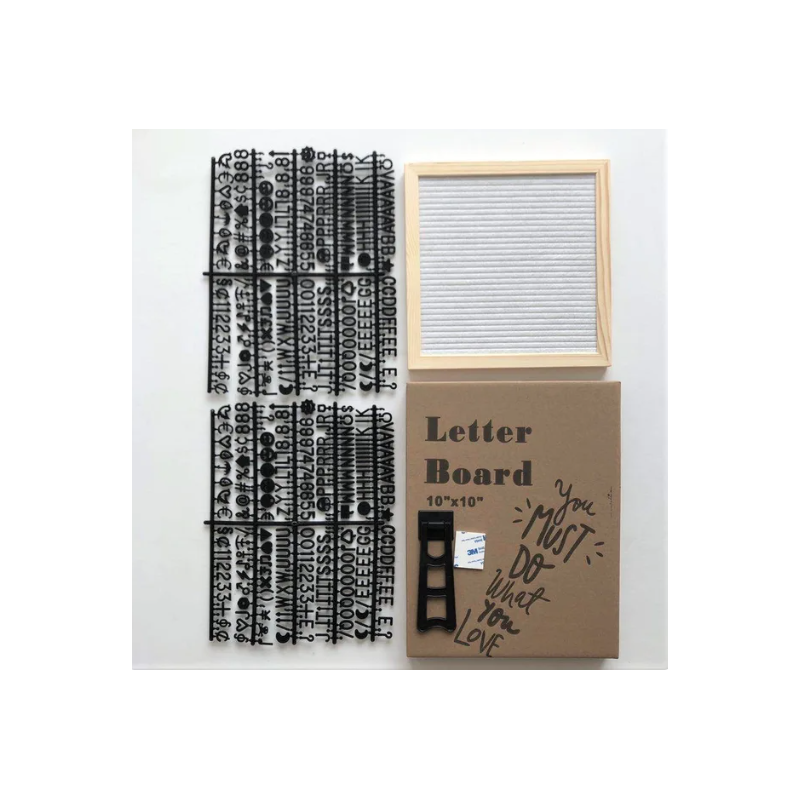 Filz Buchstaben Nachrichtenboard