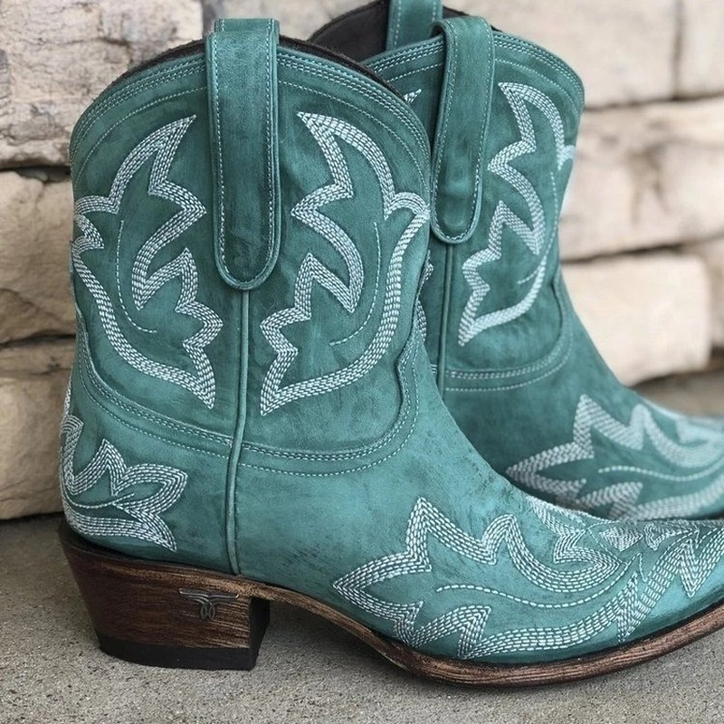 Frendorf | Bestickte Cowboystiefel aus Leder