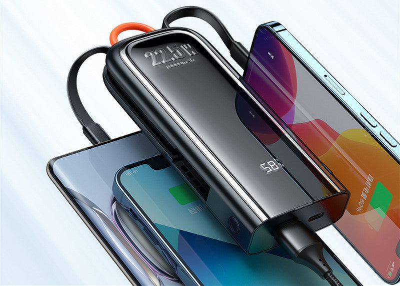 Frendorf | 2-in-1 10000mAh Digitalanzeige Schnelllade-Powerbank