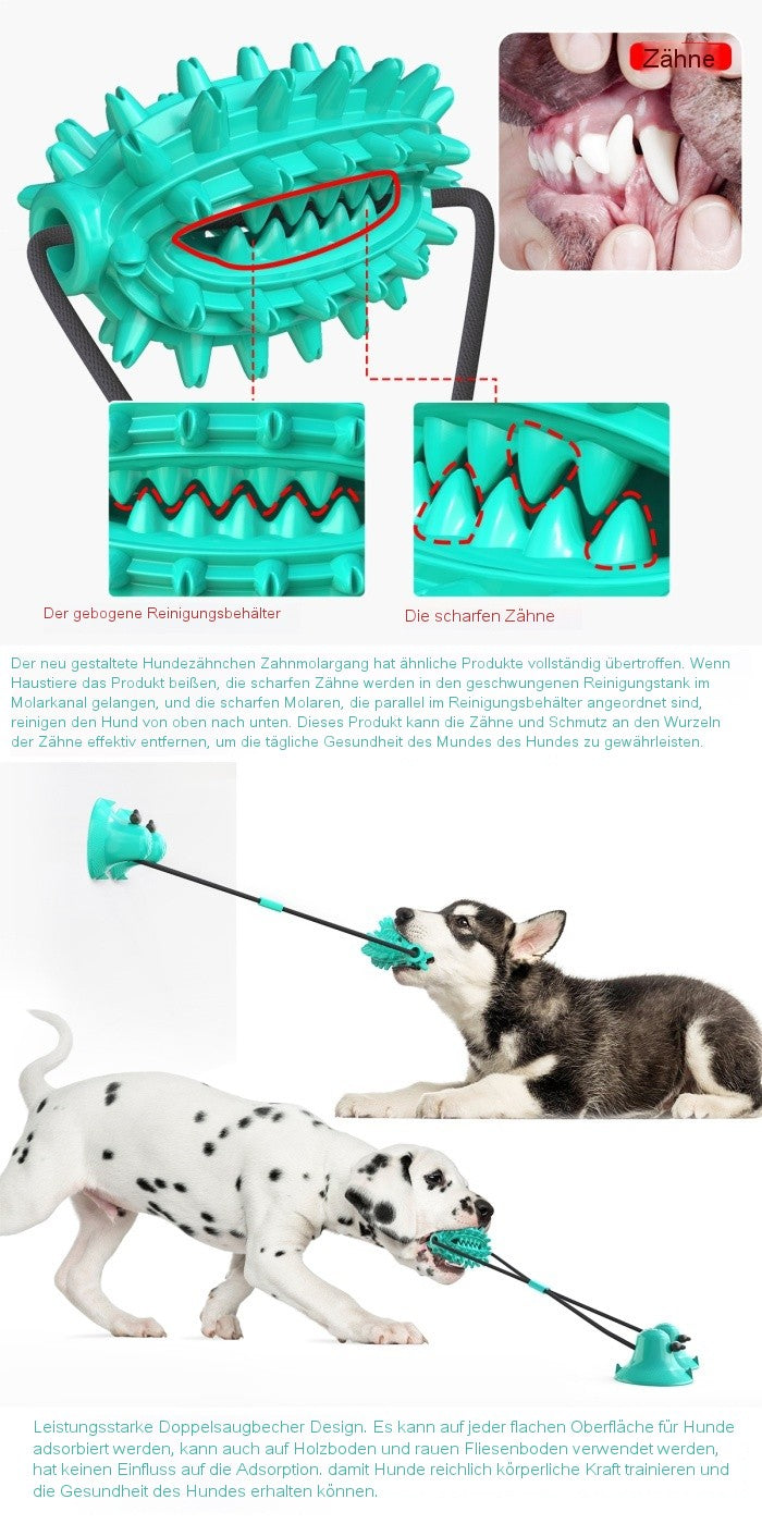 Dual‑Suction Kaktus Kauball / Für Hunde
