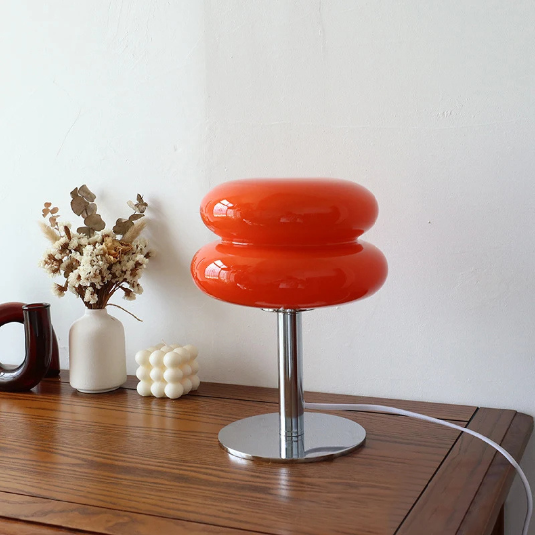 Chic Retro Glas Tischlampe