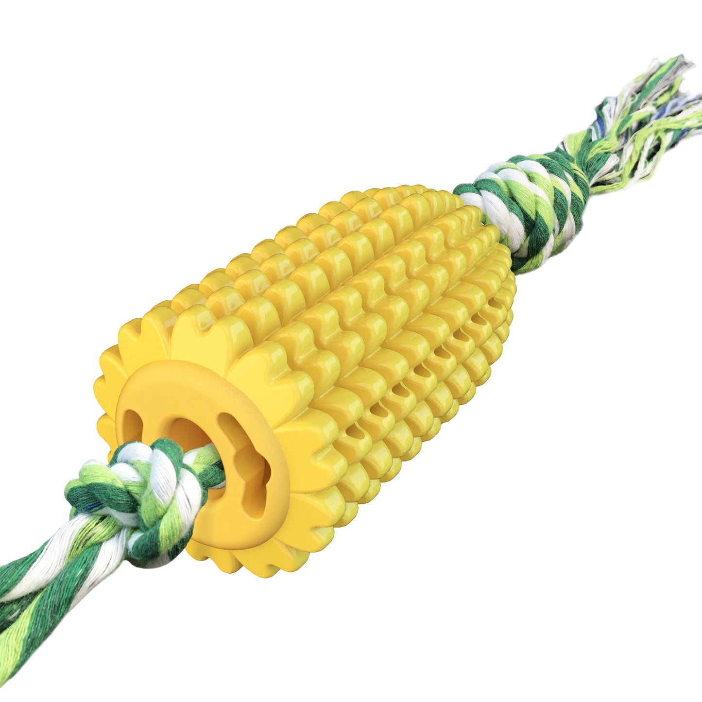 Corn Chew Stick mit Seil – Hundezahnbürste & Spielzeug
