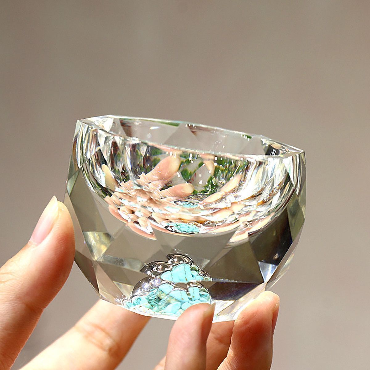 50ml diamantgeschliffene Kristall Getränkegläser Wodka Schnapsgläser Weingläser Whiskey Gläser Spirituosen Sake Soju Brandy Teetasse