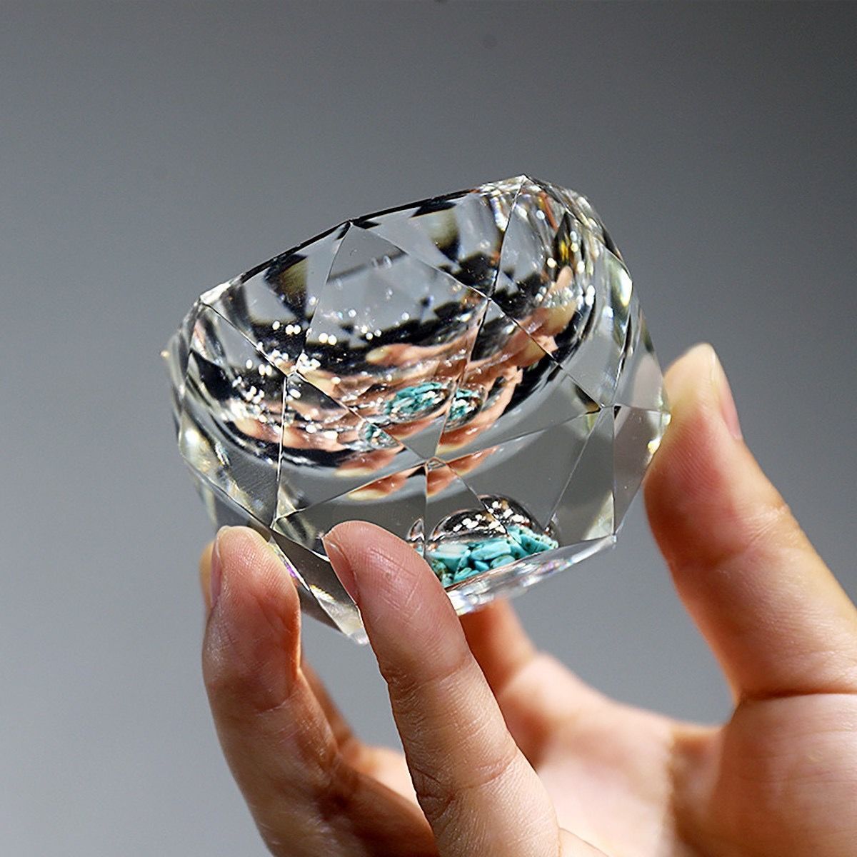 50ml diamantgeschliffene Kristall Getränkegläser Wodka Schnapsgläser Weingläser Whiskey Gläser Spirituosen Sake Soju Brandy Teetasse