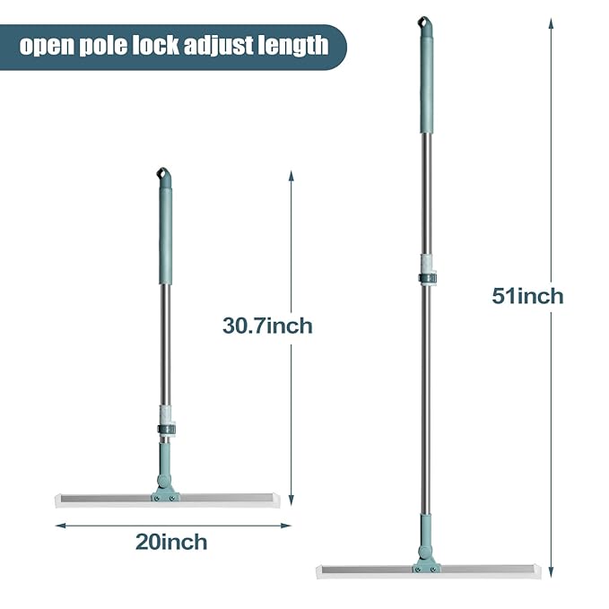 Frendorf | FloorClean - 2-in-1 Silikonbesen mit 180 ° drehbarem Kopf