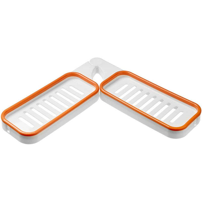 Frendorf | Badezimmer 180° drehbarer Eckregal ohne Bohren