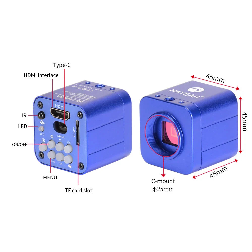 16MP USB HD Industrielles Mikroskopkamera für biologische & Stereo-Mikroskope