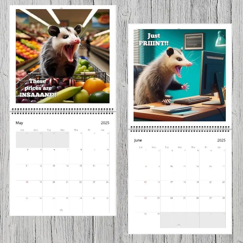 Frendorf | 2025 Schreiende Possums Kalender