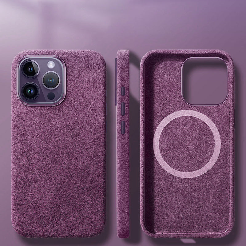 Frendorf | Italienische Alcantara Magnetische Hülle für Iphone