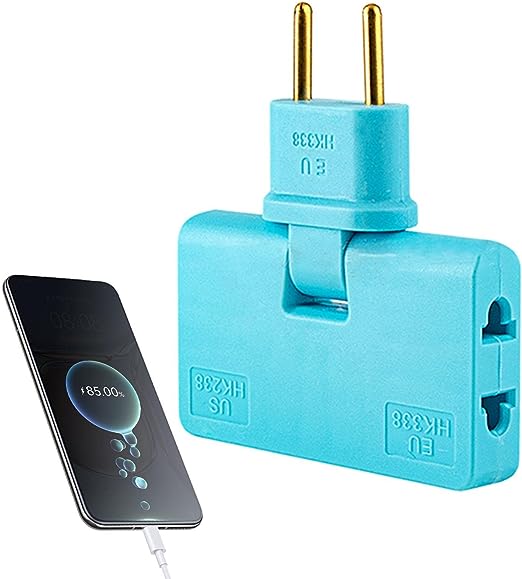 Frendorf | 180° schwenkbare 3-Wege-Steckdose (EU-Stecker)