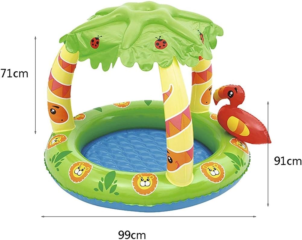 Frendorf | Aufblasbares Baby Planschbecken mit Sonnendach