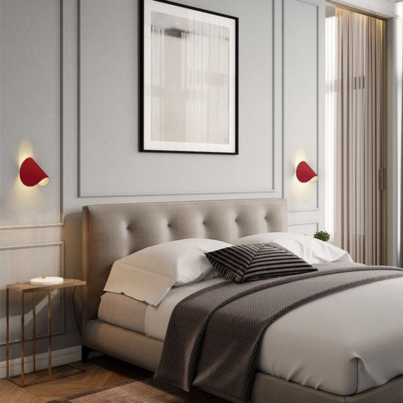 Eveline Modern Geometric LED 4 Color Wall Light Indoor/Outdoor Metal