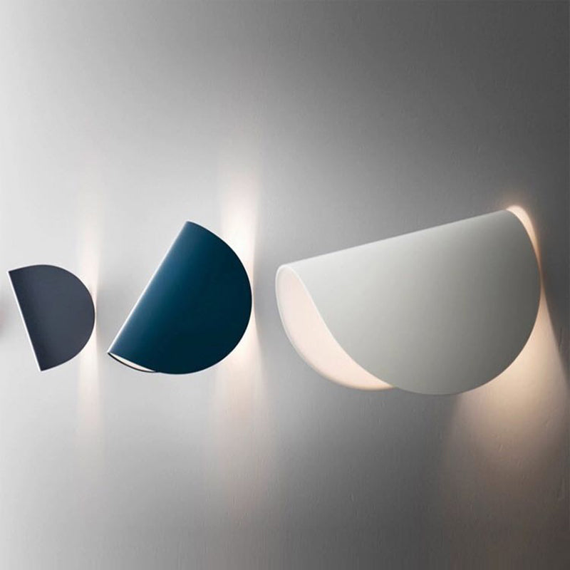 Eveline Modern Geometric LED 4 Color Wall Light Indoor/Outdoor Metal