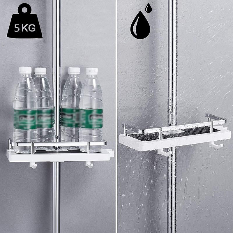 Frendorf | Badezimmer Stangen-Duschablagehalter