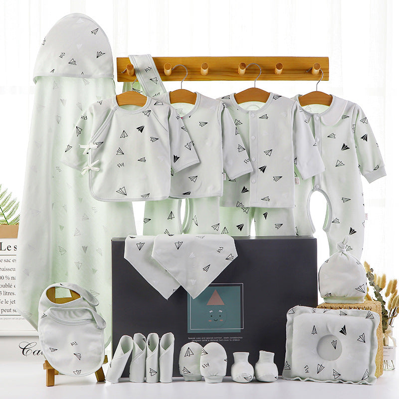 Frendorf | Baby-Geschenkbox-Set aus Baumwolle für Neugeborene