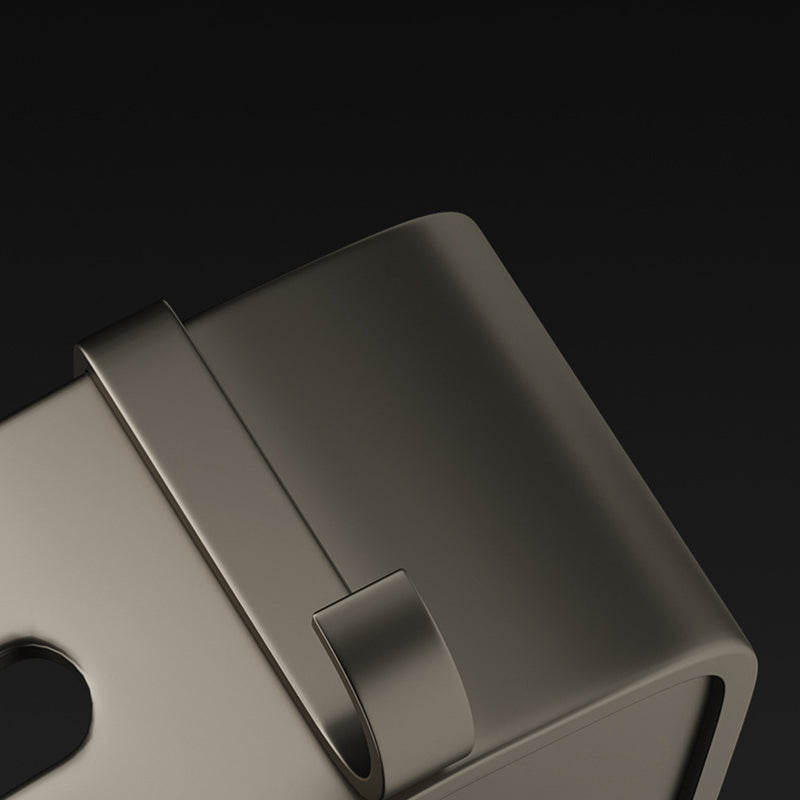 Frendorf | Zeitgemäßes Aluminium Badezimmer Zubehörset Graue Badablage