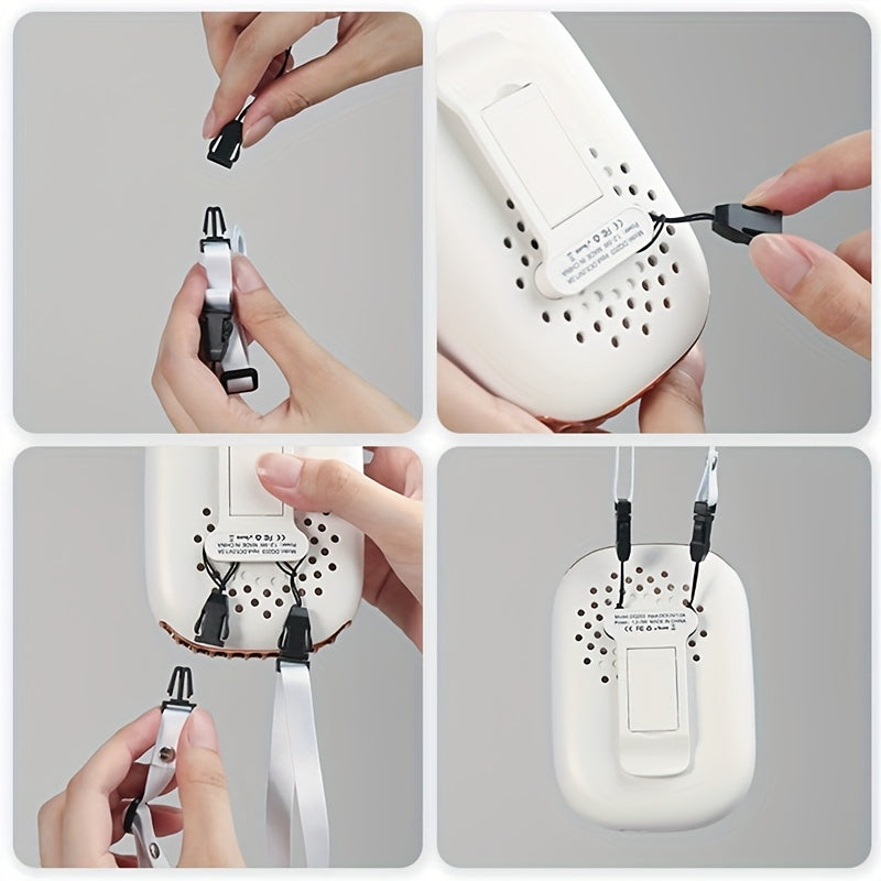 Frendorf | BreezeWave | Tragbarer Nackenventilator | Kabellos und Leicht | Wiederaufladbar