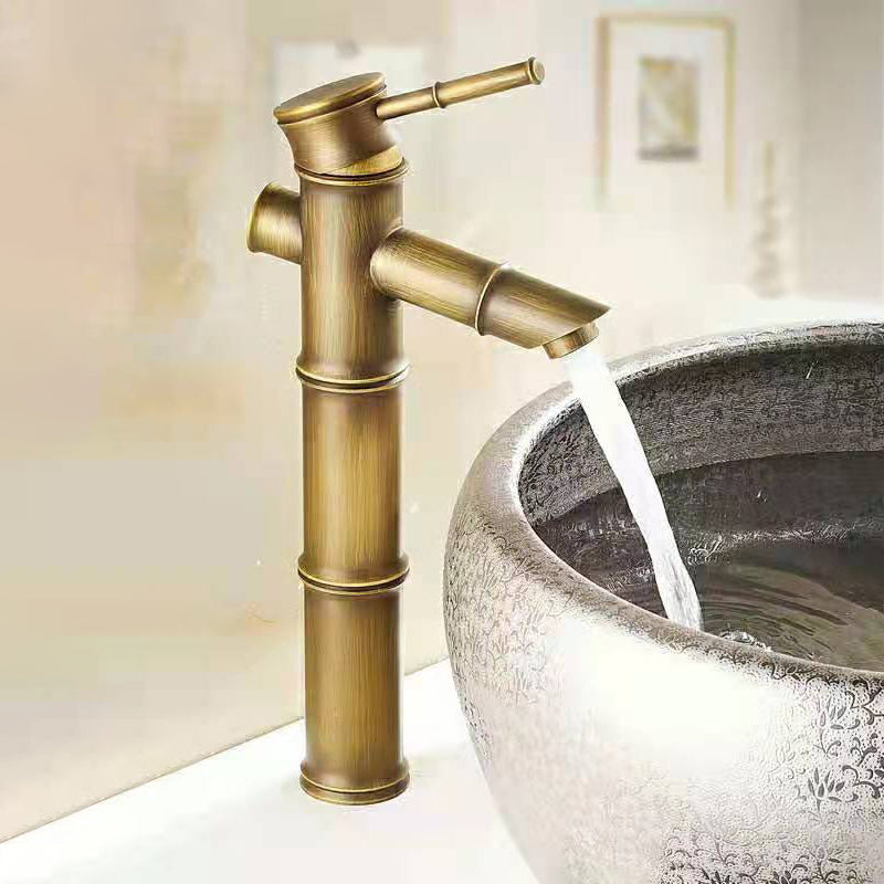Frendorf | Rundes Einhand-Wasserhahn Landhausstil Waschbeckenarmatur