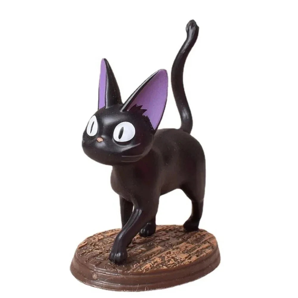 6 Stück/Set Cartoon schwarze Katze Jiji Gigi Figur PVC Action-Spielzeug Puppe Modell Set schwarze Katze Hayao Miyazaki Figur Spielzeug Kindergeburtstagsgeschenk