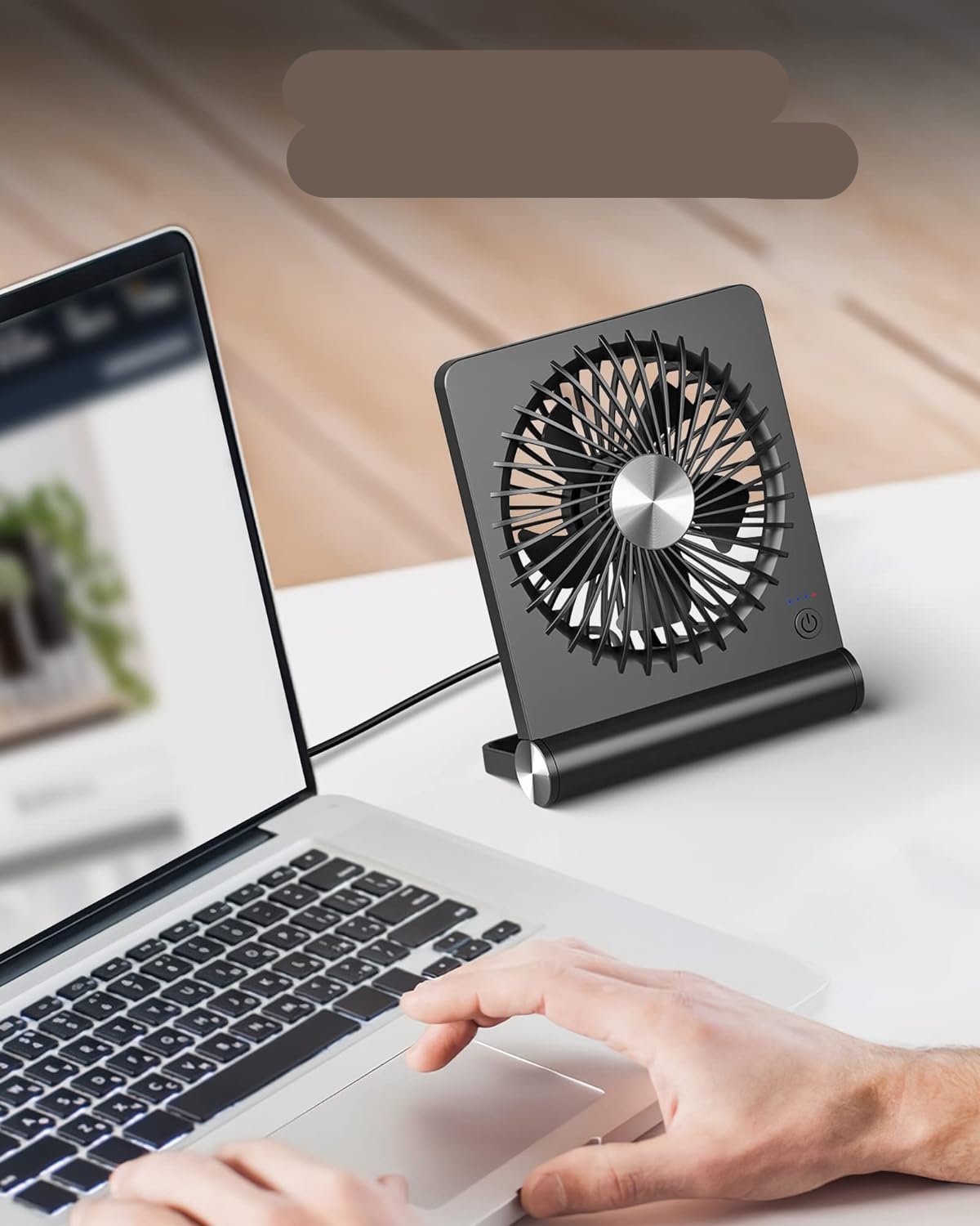 Frendorf | QuietBreeze - Ultra-leiser kompakter Tischventilator