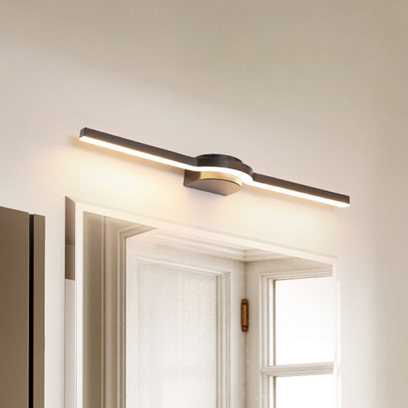 Frendorf | 16"/23.5" L Acryl Slim Line Wandlamp Moderne LED Wandlamp Sconces in Zwart, Wit/Warm Licht