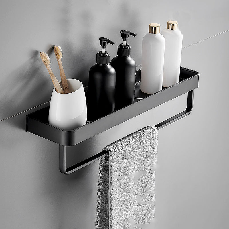 Frendorf | Matt Schwarz Badezimmer Set Modern 1/2 - Stück Rostfreies Badregal