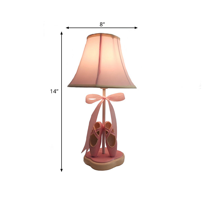 Frendorf | BalletBloom – Pink Kinderbordlampe mit Bandcharme