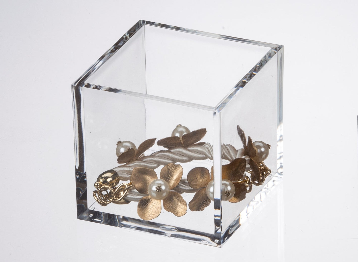 Frendorf | 1/4" Dick 5-seitige Stapelbare Box (Groß)