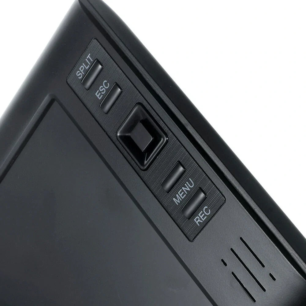 7-Zoll Wireless-Sicherheitssystem: 4-Kanal-Monitor & wetterfeste Nachtsichtkameras