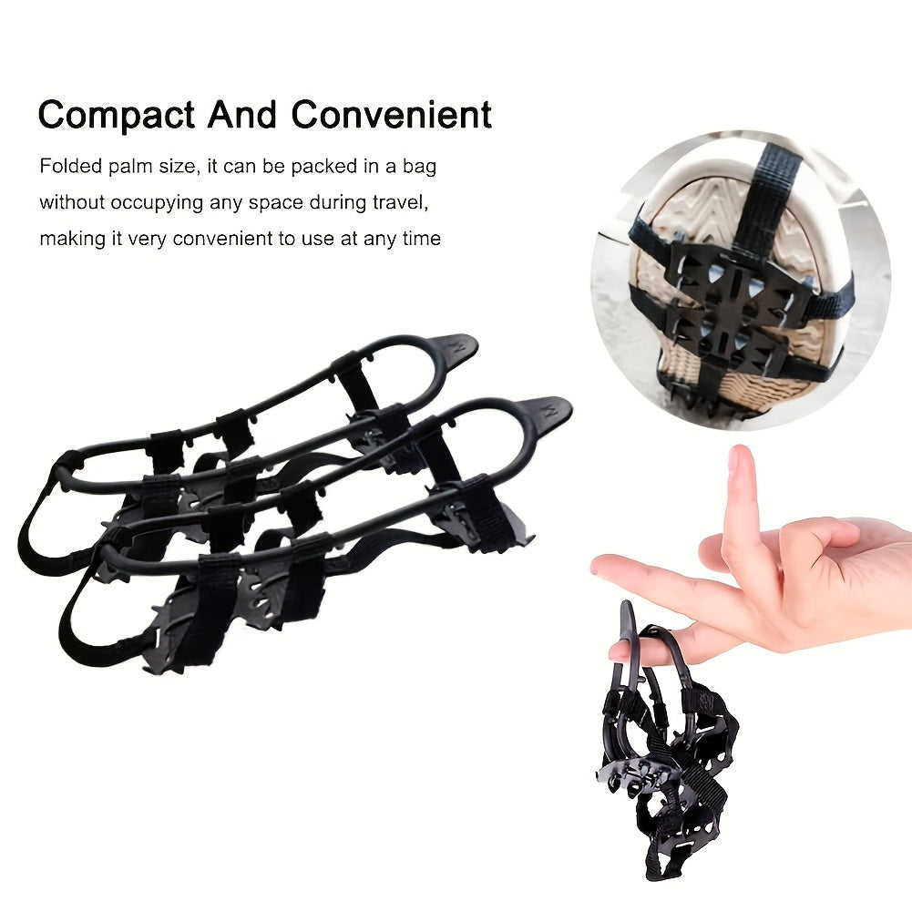 Frendorf | 24-Zahn Anti-Rutsch-Steigeisen – Perfekt für Wandern, Klettern und Wintersport