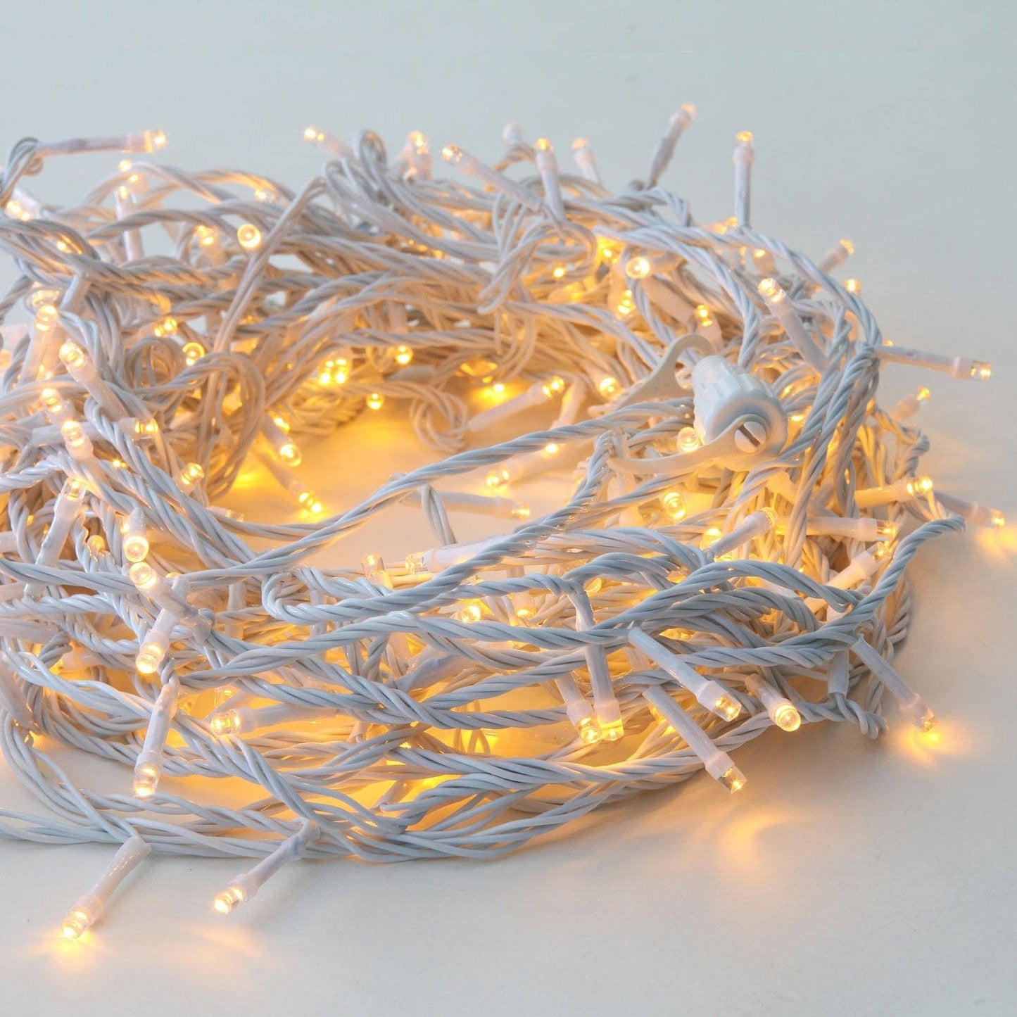 80 LED-Lampen Lichterkette für Diwali Weihnachten Wohnkultur, 10 m (Warmweiß)