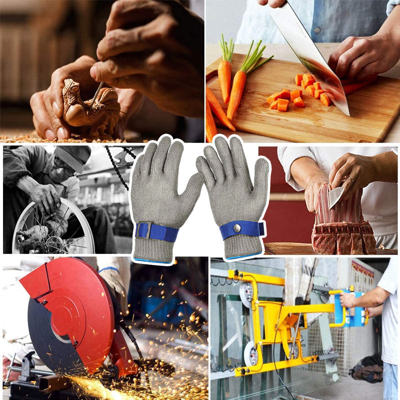 Frendorf | Edelstahlgewebe Metall Labor Schutzhandschuhe