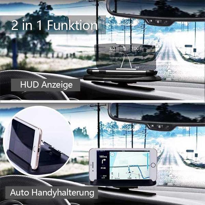 Frendorf | Auto Handyhalterung mit Navigation-Projektor & kabelloses Aufladen