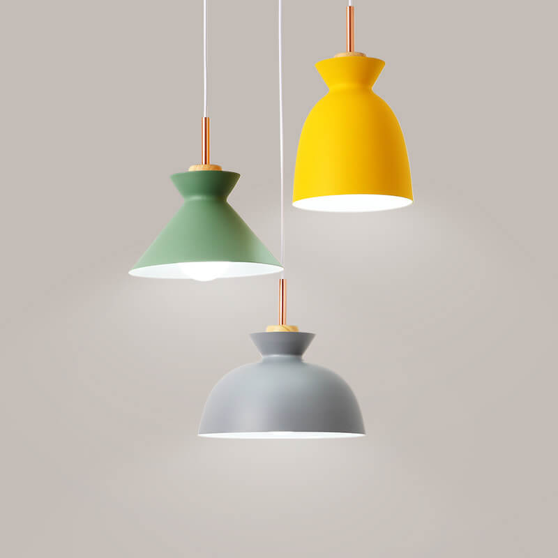 Frendorf | AuroraLite Nordic Pendelleuchte | Metall-Design | 1-Licht | Moderne Farboptionen