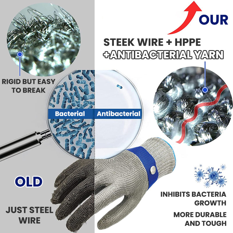 Frendorf | Edelstahlgewebe Metall Labor Schutzhandschuhe