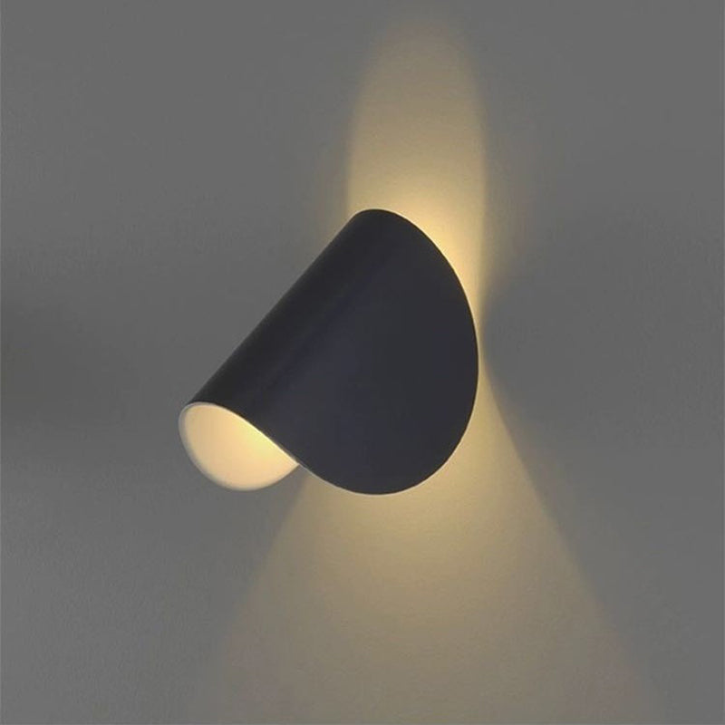 Eveline Modern Geometric LED 4 Color Wall Light Indoor/Outdoor Metal