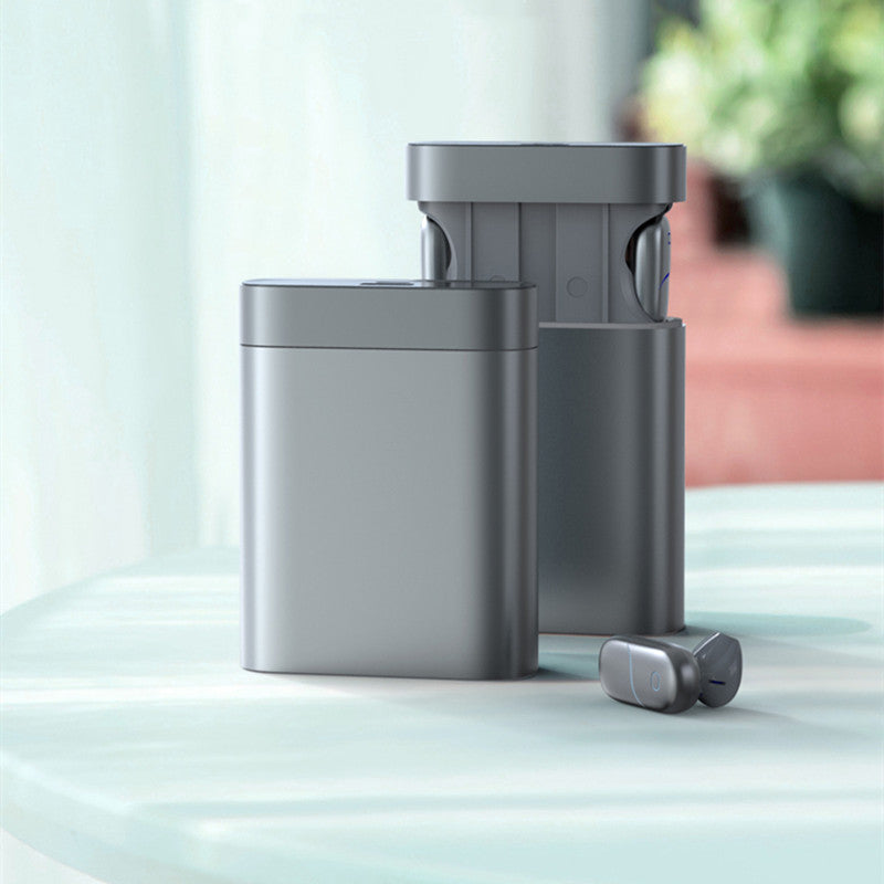 Frendorf | 2-in-1 Wireless Bluetooth-Ohrhörer & Powerbank, mit automatischem Aufbewahrungsetui und Batterieanzeige, für Arbeit & Studium