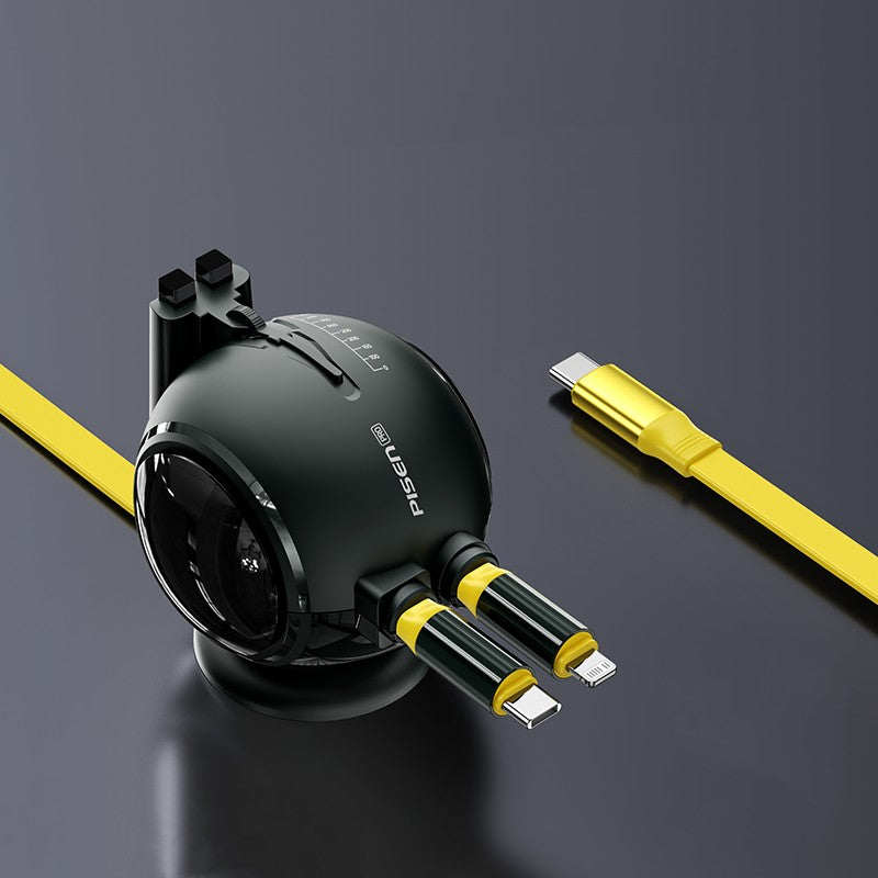 Frendorf | 2-in-1 Rückziehbares Super Schnelles Lade-Datenkabel