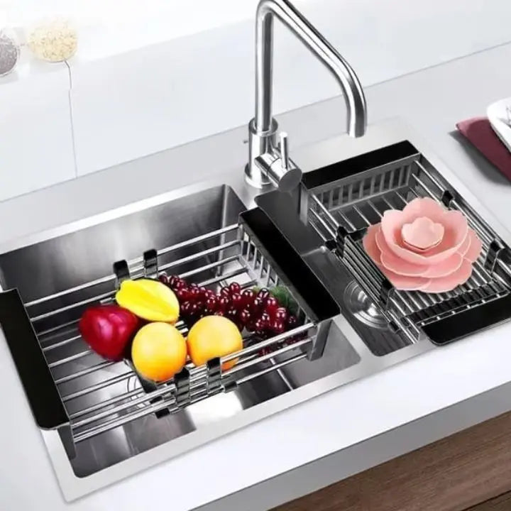 Frendorf | Ausziehbarer Spülkorb – Trocknen & Spülen auf kleinstem Raum möglich