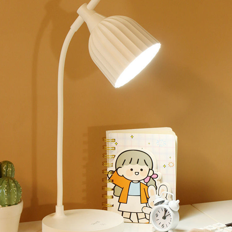 Moderne Minimalistische Runde Gefaltete ABS LED Tischlampe Für Wohnzimmer