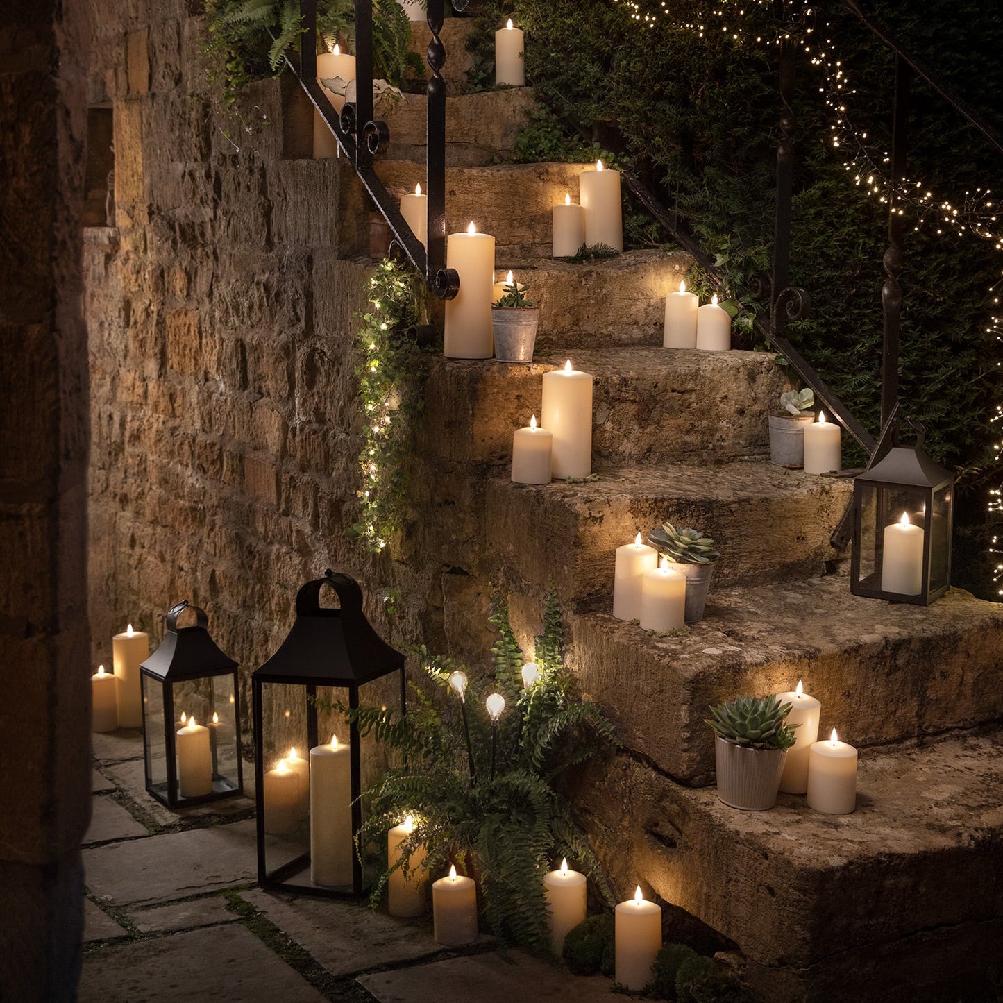 3er Set TruGlow Solarkerzen